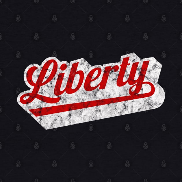 Show Your Support for LIberty with this vintage design by MalmoDesigns